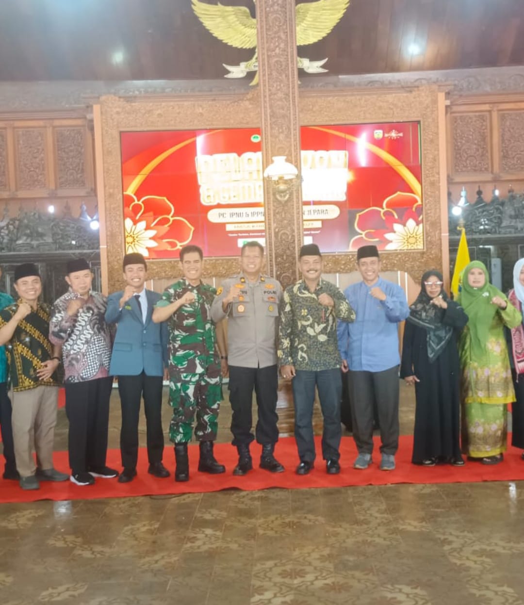 Pasiops Kodim 0719/Jepara Hadiri Pelantikan IPNU dan IPPNU Kabupaten Jepara