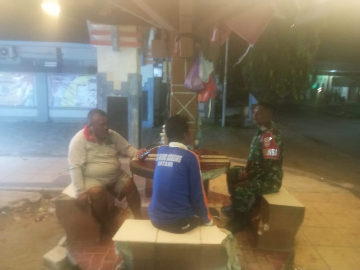 Kodim 0719/Jepara Pantau Situasi Wilayah di Alun-Alun Karimunjawa, Pastikan Keamanan Wisata Aman Terkendali