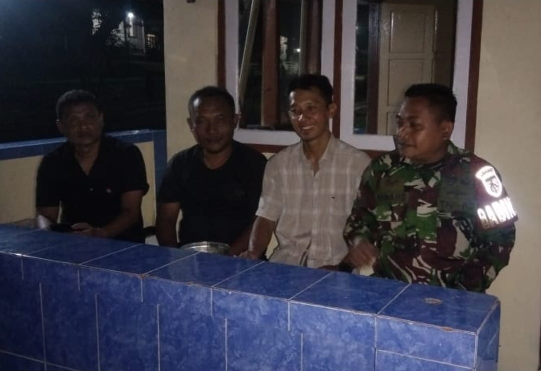 Kodim 0719/Jepara Gelar Komsos dan Monitoring Situasi di PTPN IX Balong, Desa Bumiharjo