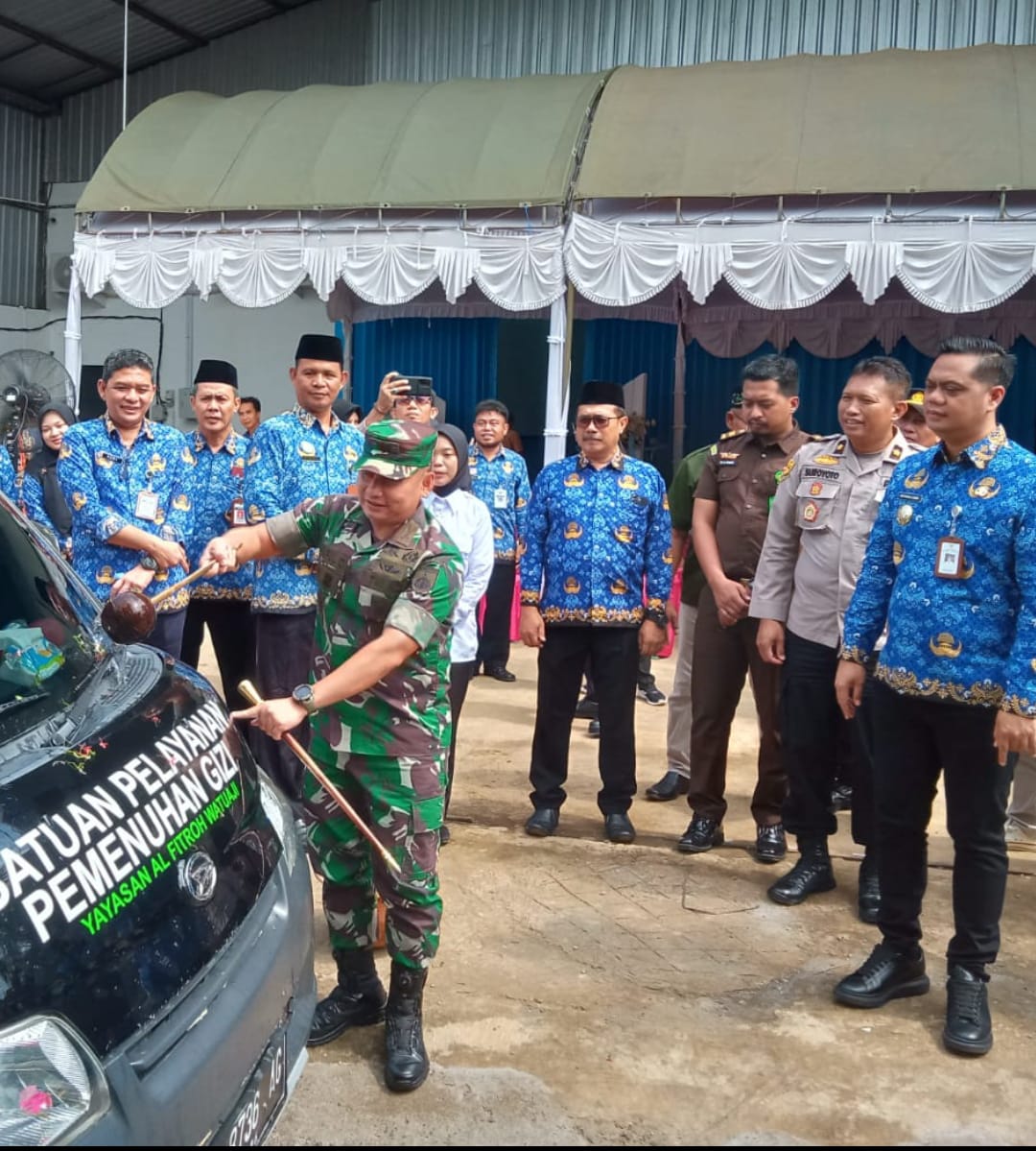 Dandim 0719/Jepara Resmikan SPPG ke-43, Anak Kelet Kini Nikmati Makan Bergizi Gratis