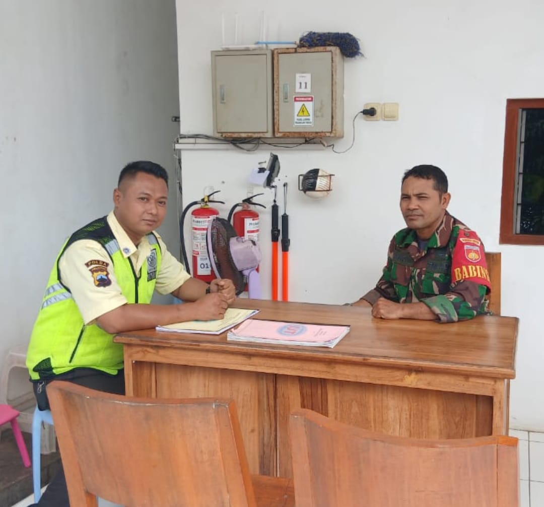 Wujud Bakti Teritorial, Kodim 0719/Jepara Pantau Kondusivitas di Desa Tegalsambi