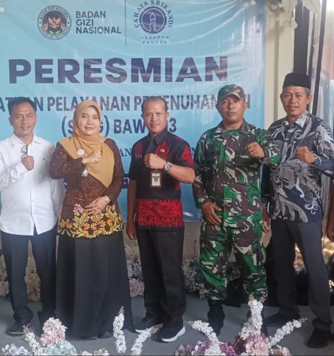 Danramil 03/Batealit Hadiri Grand Opening Unit SPPG Yayasan Cahaya Srikandi Harapan Bangsa di Desa Bawu