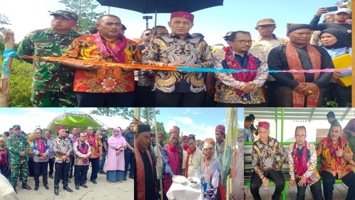 Bupati Ikram Umasugi Resmi Transportasi Sungai ( Pontong ) Milik Masyarakat Adat Buru