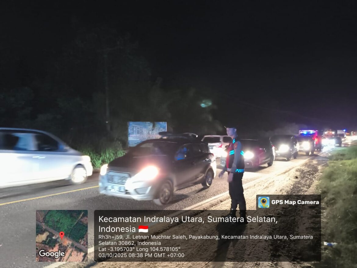 Sat Samapta Polres Ogan Ilir Gelar Patroli Perintis Presisi, Antisipasi Gangguan Kamtibmas di Malam Hari