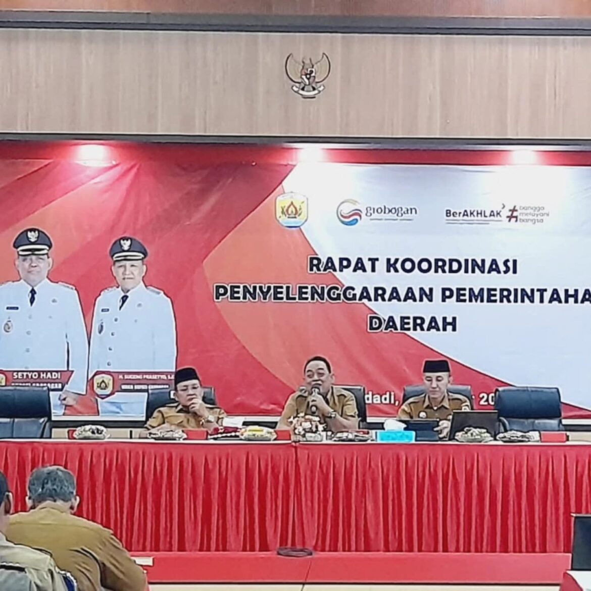 Bupati Grobogan Pimpin Rakor Penyelenggaraan Pemerintahan.