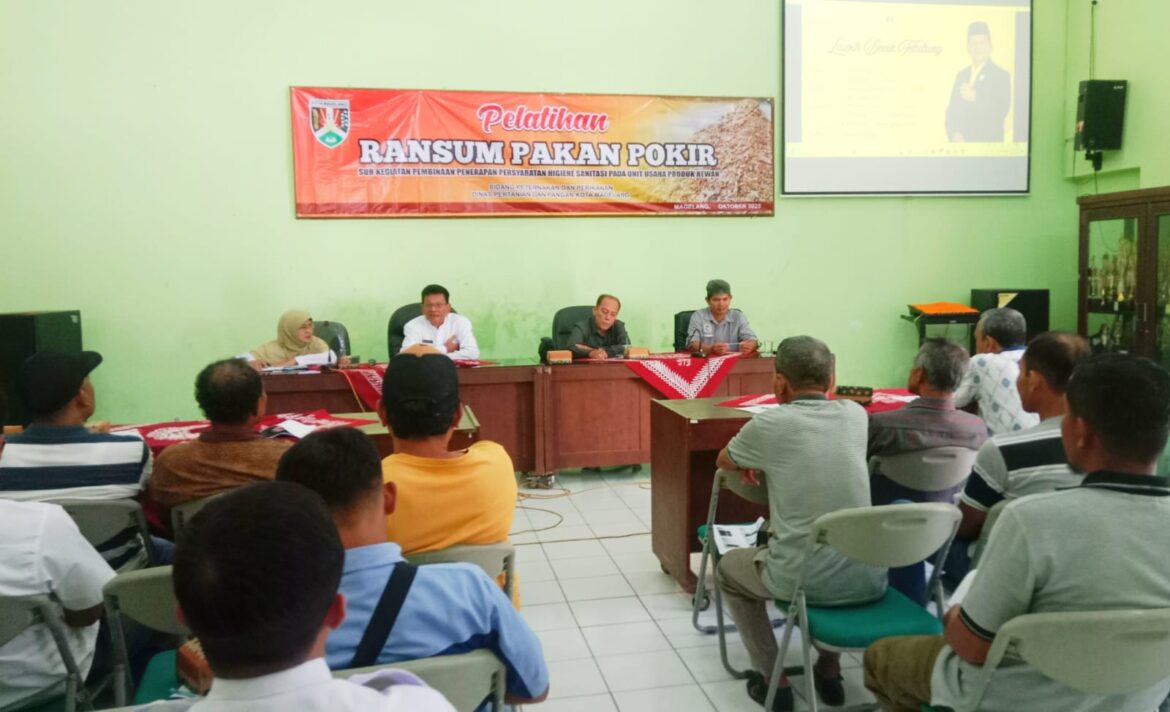 Disperpa Kota Magelang Adakan Pelatihan Ransum Pakan Pokir