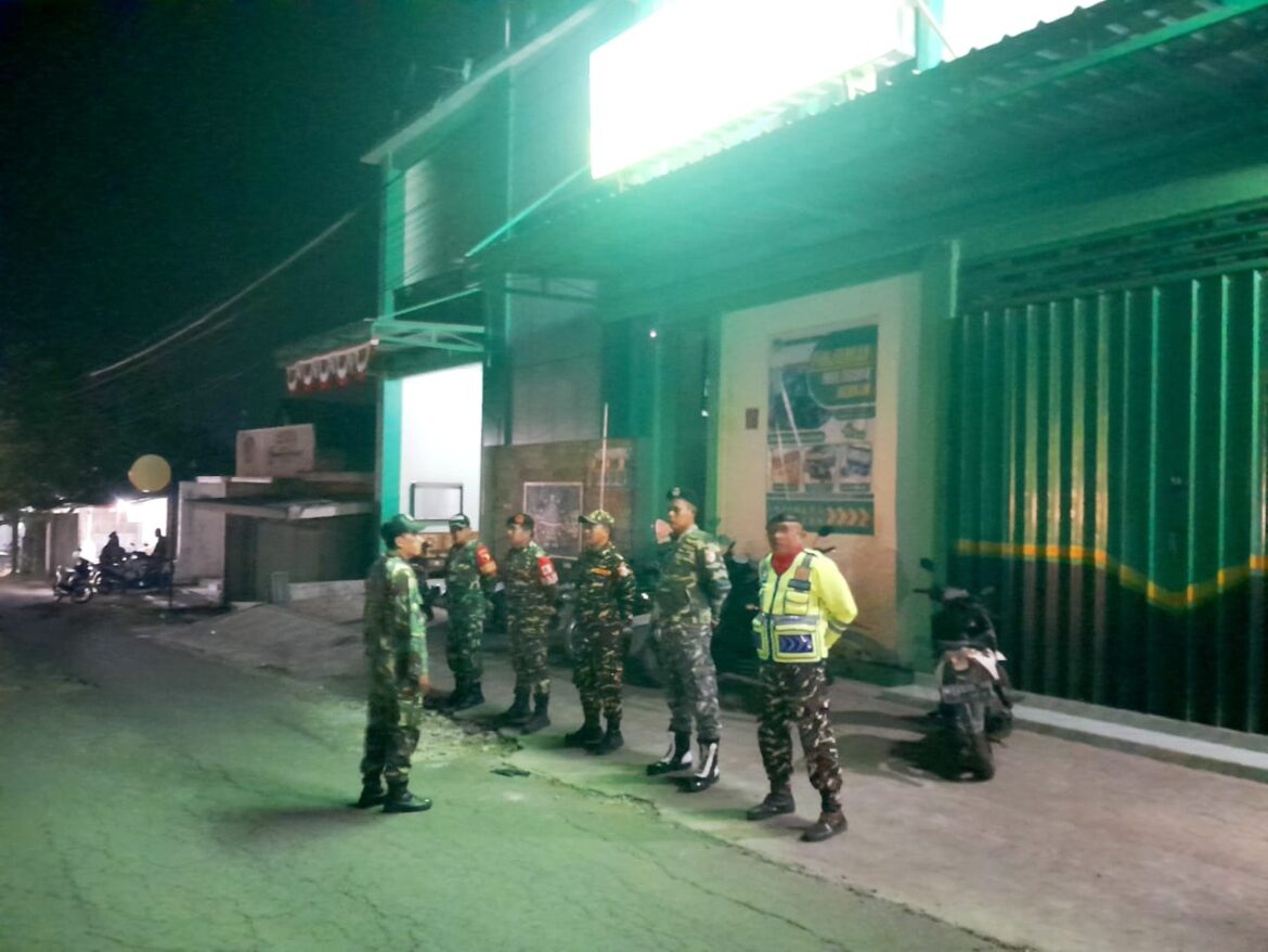 TNI dan Banser Sinergi Jaga Kondusifitas Wilayah Geger