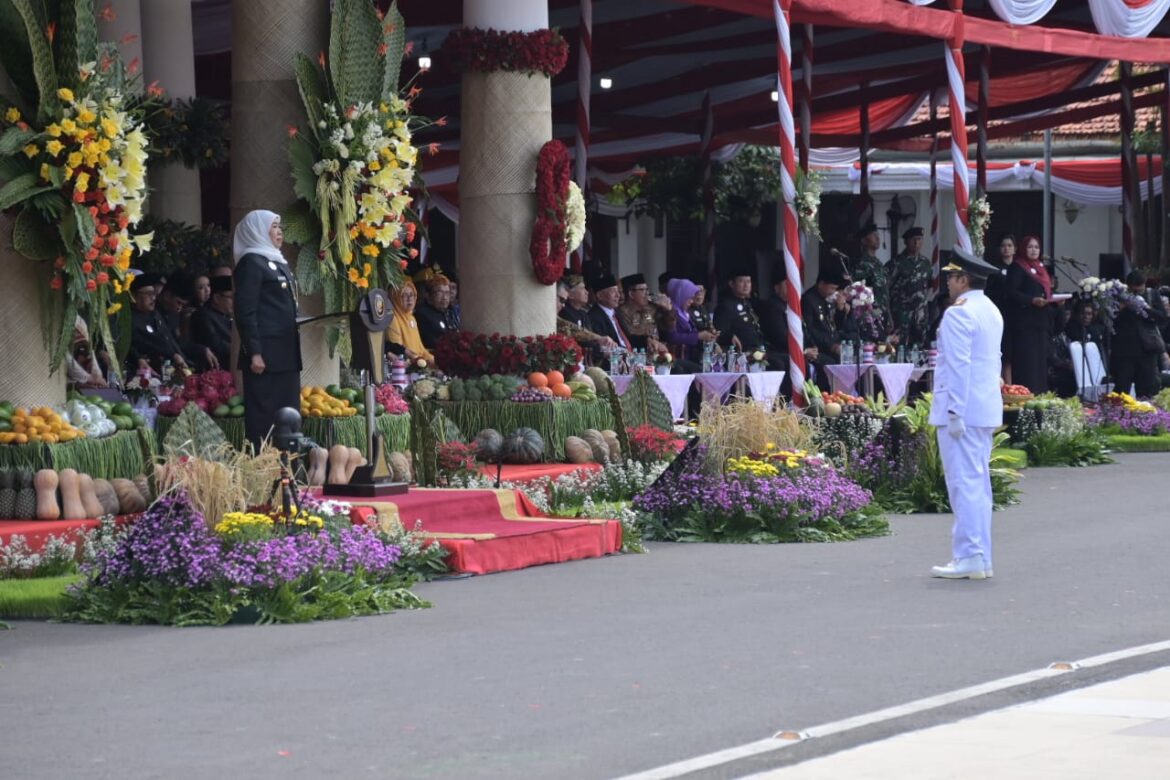Kasdam V/Brawijaya Hadiri Upacara Peringatan HUT ke-80 Pemprov Jatim