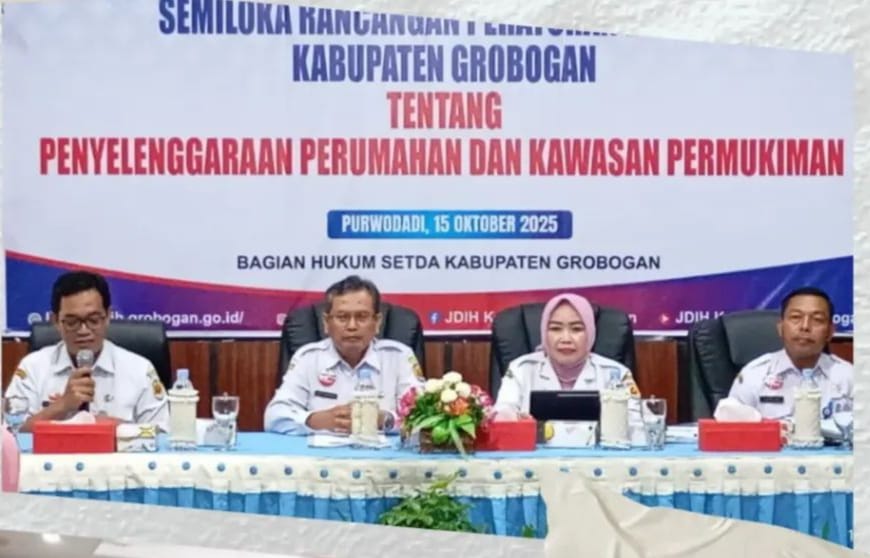 Kabupaten Grobogan Akan Punya Perda Penyelenggaraan Perumahan dan Kawasan Permukiman.