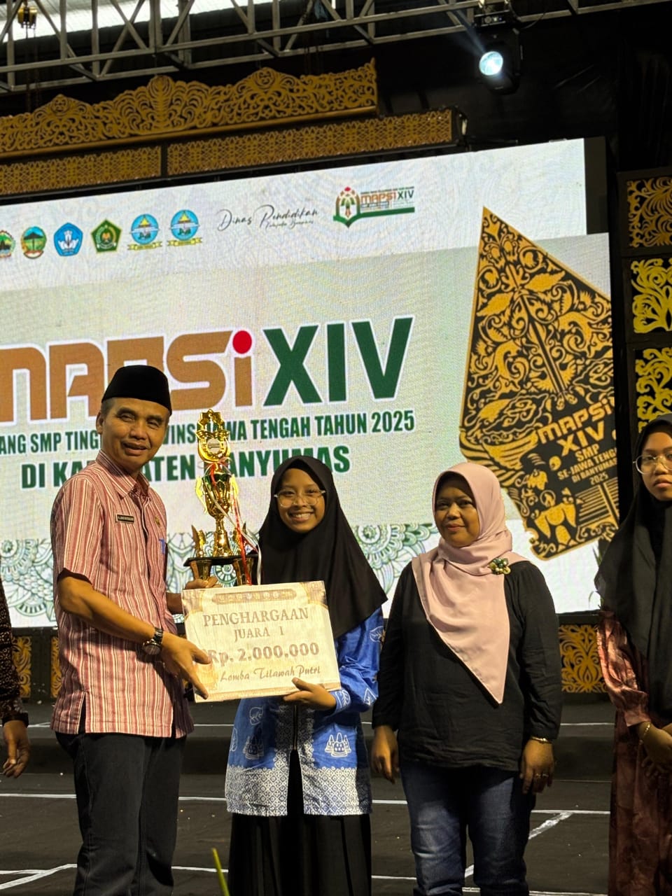 Safra Hanadia Ahmad, Qari Muda SMP Muhammadiyah Plus Gunungpring Raih Juara 1 Tilawah Al-Qur’an Jawa Tengah 2025