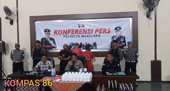 Polresta Magelang Ungkap Kasus Peredaran Pil Sapi Terbesar, Total 34.090 Butir Diamankan