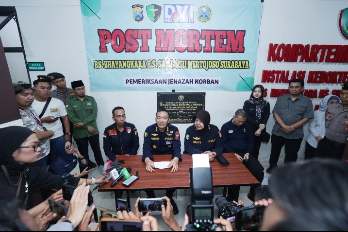 Tim DVI Polda Jatim Berhasil Identifikasi 3 Jenazah Korban Robohnya Bangunan Ponpes Al-Khoziny