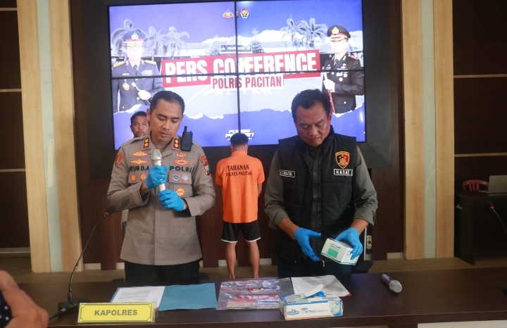 Polres Pacitan Berhasil Amankan Tersangka Curanmor dan 2 Unit Motor Hasil Curian