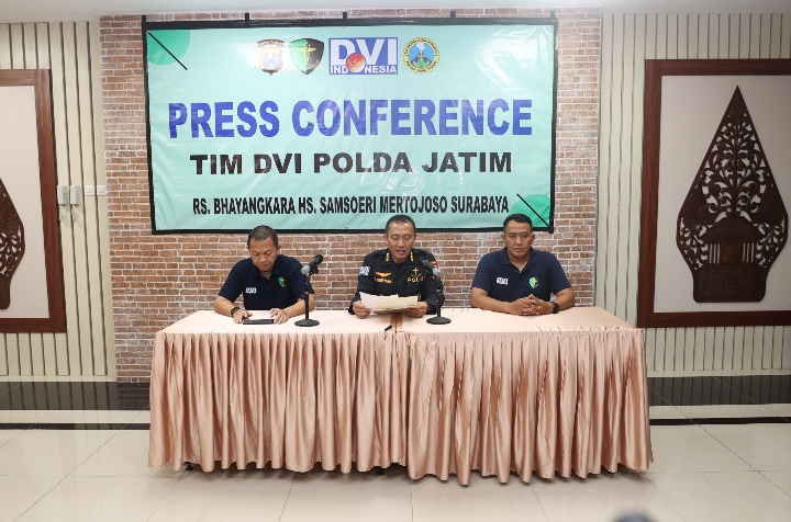 Tim DVI Polda Jatim Rampungkan Identifikasi Seluruh Korban Robohnya Bangunan Ponpes Al-Khoziny Sidoarjo