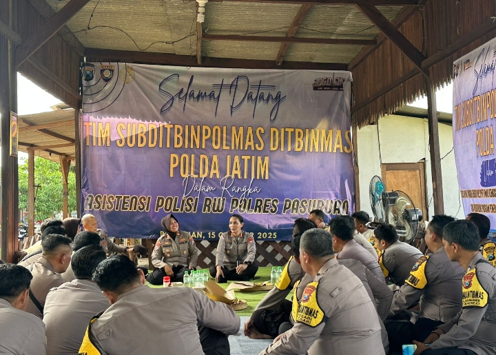Polda Jatim Lakukan Asistensi Kampung Tangguh Semeru di Wonorejo, Satbinmas Pastikan Program Berjalan Efektif