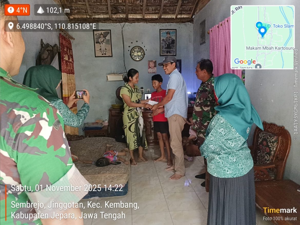 Sinergi Tiga Pilar Kembang, Wujud Kepedulian Kodim 0719/Jepara Hadapi Permasalahan Sosial di Masyarakat