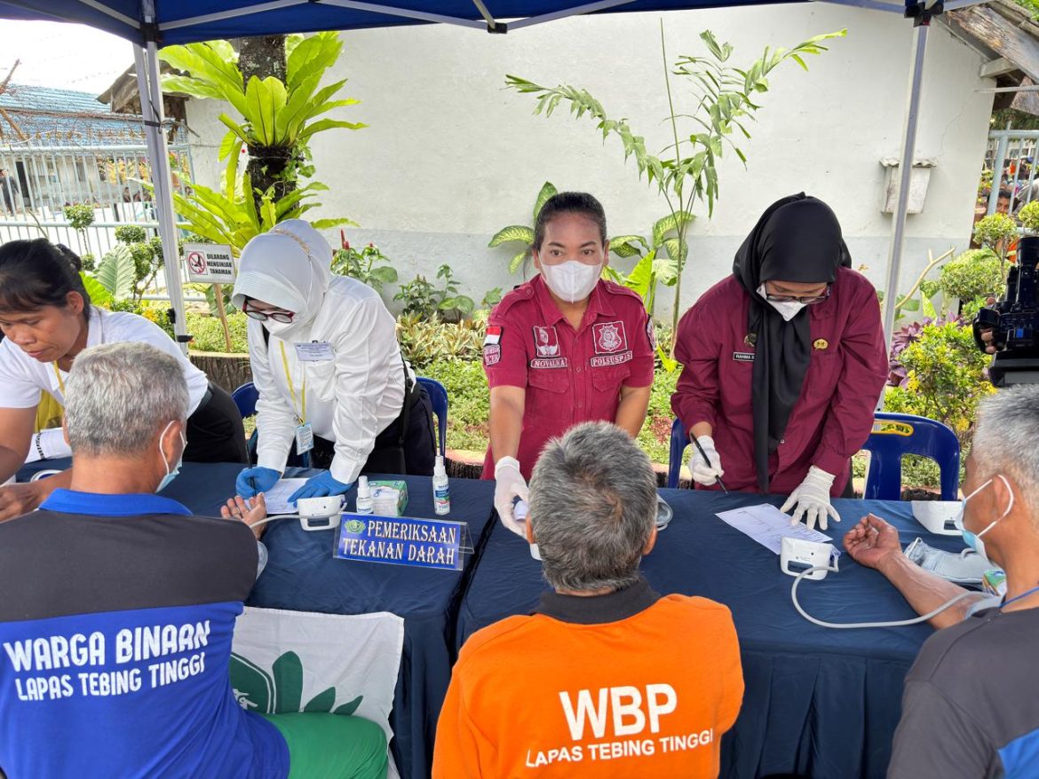 Bakti Sosial Layanan Kesehatan Gratis, Yayasan Buddha Tzu Chi Peduli Kesehatan Ratusan WBP Lapas Tebing Tinggi