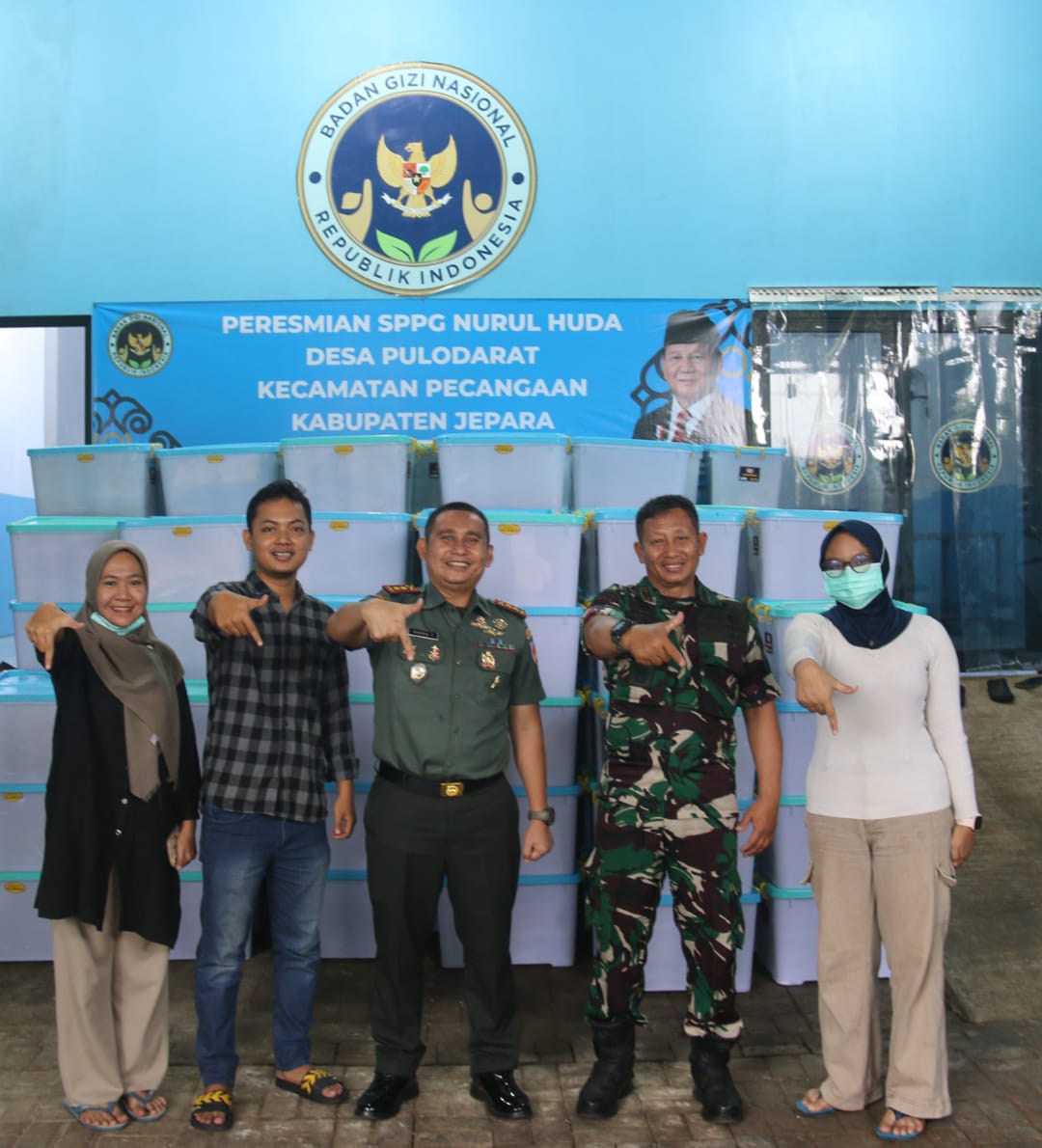 Kawal Kesehatan Anak Bangsa, Dandim 0719/Jepara Tinjau SPPG Pulodarat