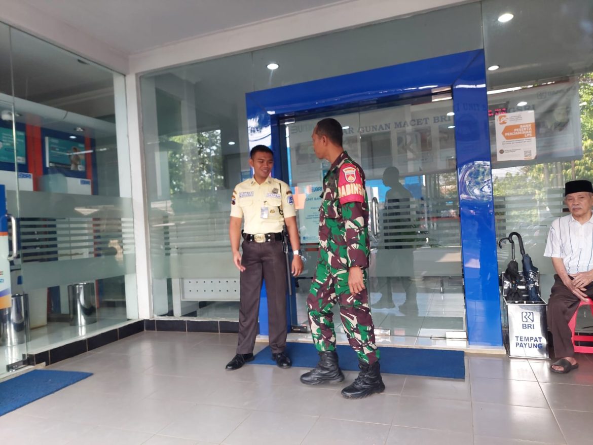 TNI Turun ke Lapangan, Kodim 0719/Jepara Monitor Stabilitas Wilayah di Bangsri