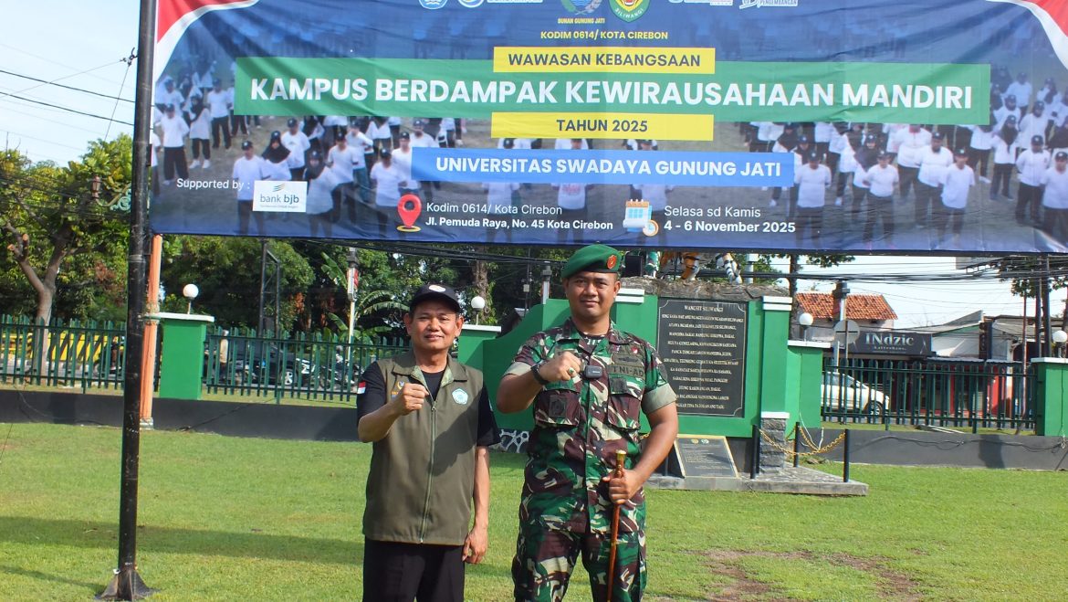 Dandim 0614 / Kota Cirebon Resmi Buka Kegiatan Wawasan Kebangsaan bagi Mahasiswa UGJ