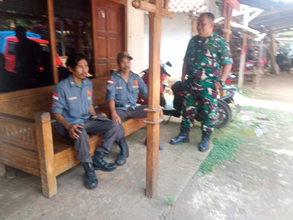 Bakti Teritorial TNI Prima Kodim 0719/Jepara Laksanakan Monitor Situasi Wilayah di Desa Kerso