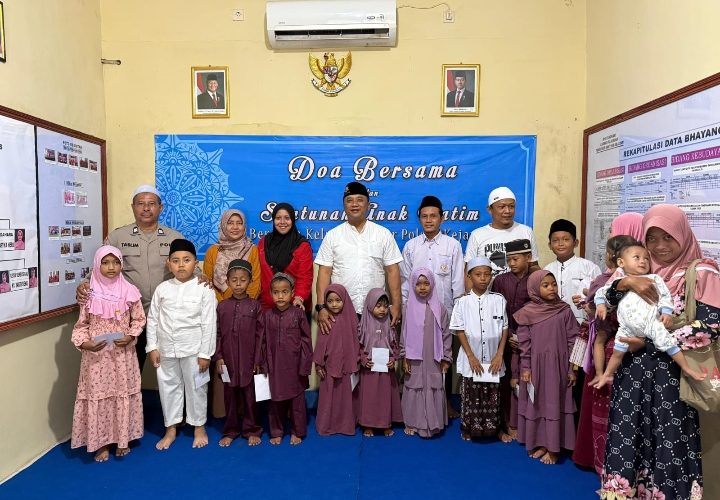 Kapolsek Kejayan Gelar Doa Bersama dan Santunan Anak Yatim, Harap Keberkahan dan Kondusivitas Wilayah Reda 